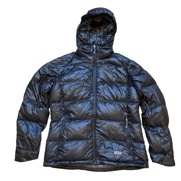 Stio Women's Midweight Hometown Down Hooded Jacket Size Large 800 Fill